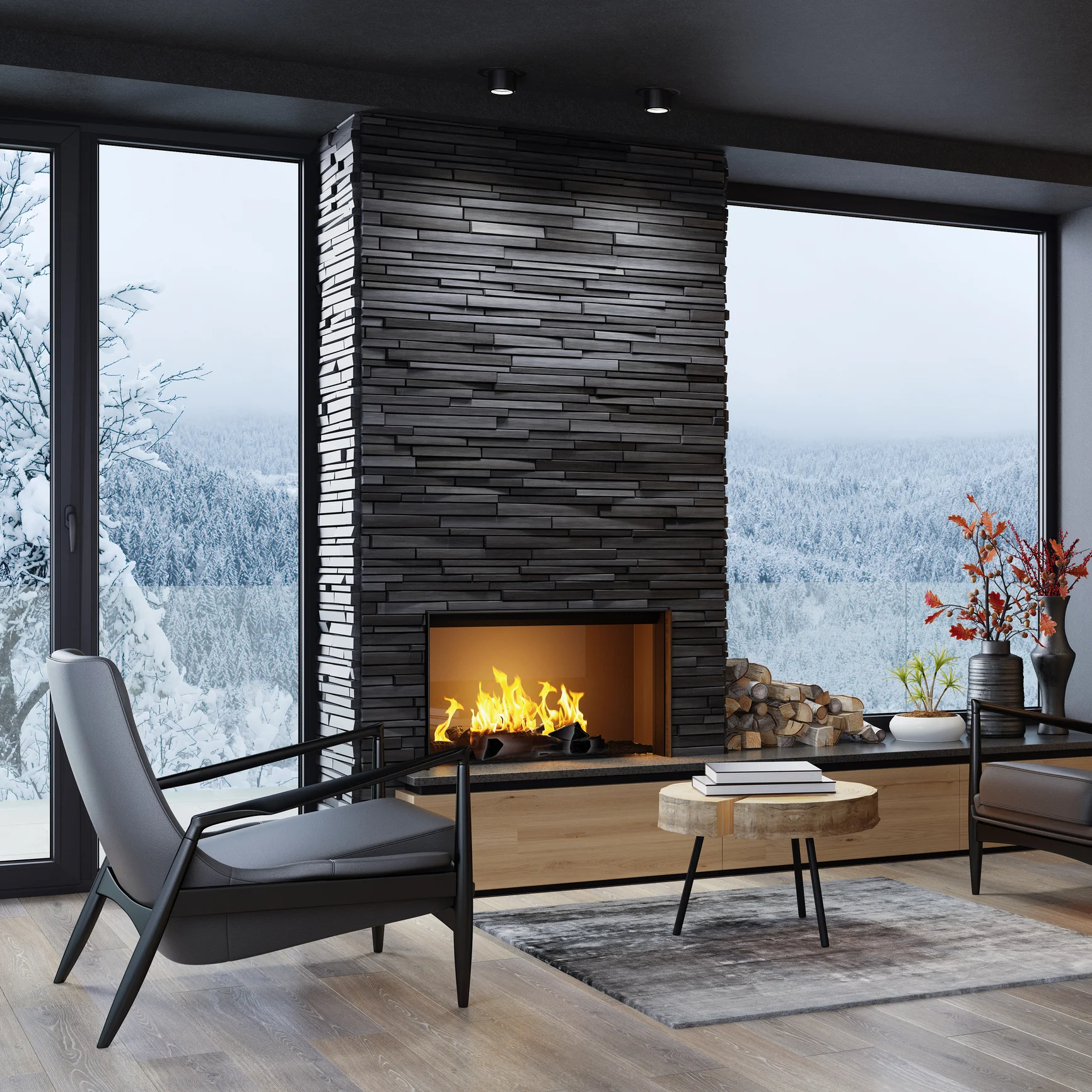 Slate Tile Fireplace Surround Mriya Slate Tile Fireplace Surround Mriya