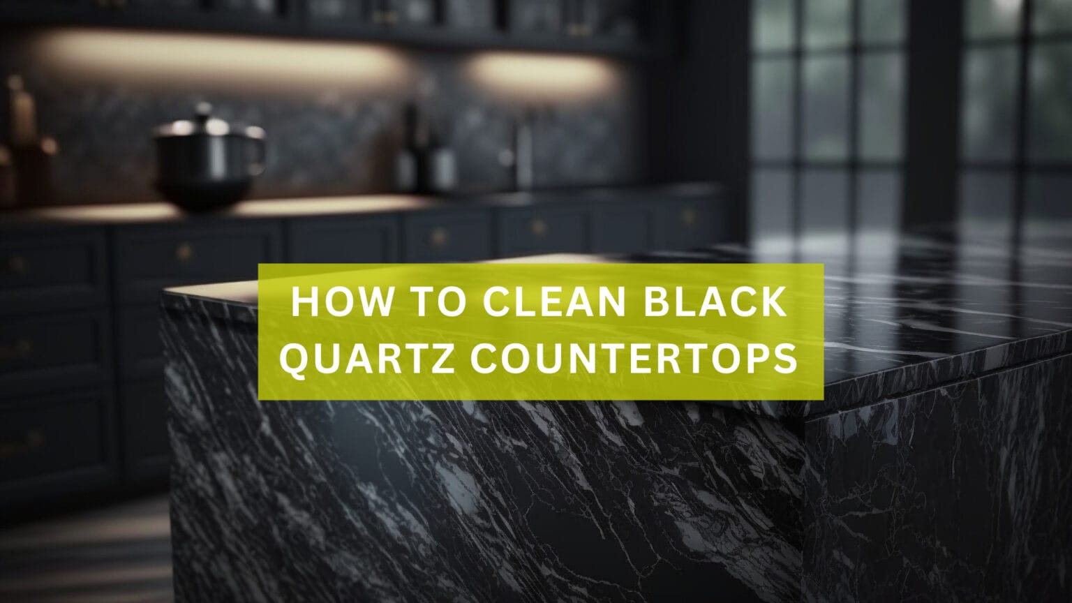 How to Clean Black Quartz Countertops Full Cleaning Guide